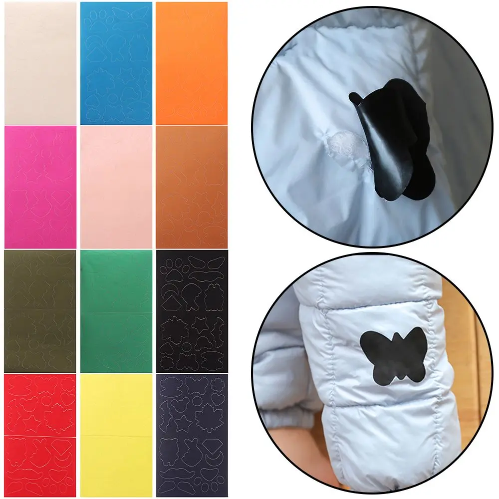 1pcs Fix Rips Holes PVC Waterproof Tent Patches Self Adhesive Sticker Down Jacket Hole Repair Adhesive Cloth Stickers