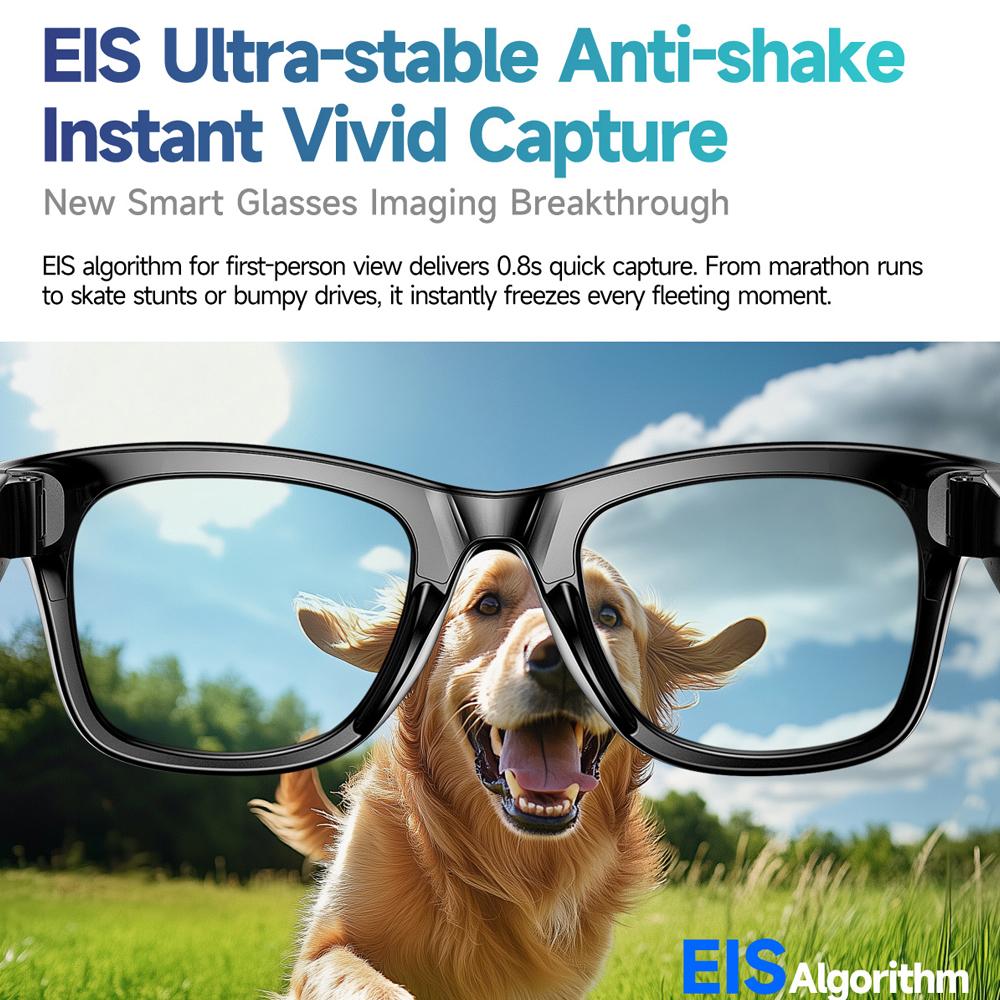 2025 New Sunglasses W610 Smart Glasses Man With HD Camera AI Voice Translation WIFI Bluetooth Transmission 4GB For Woman - Image 5