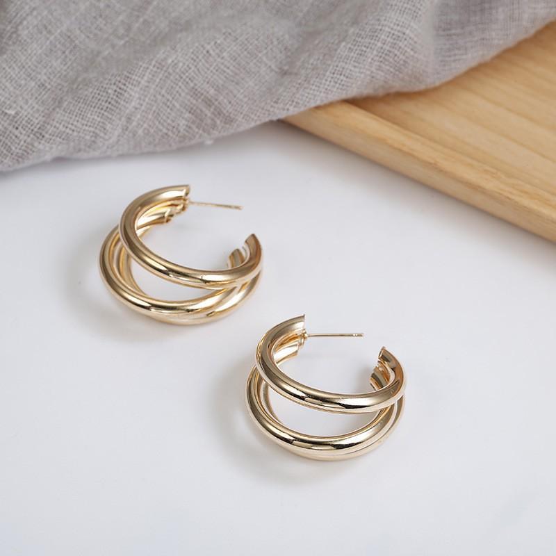 Product Introduction of Anting Wanita Korea Giwang Aksesoris Perhiasan Imitasi Earrings Gaya Vintage Bohemian 18