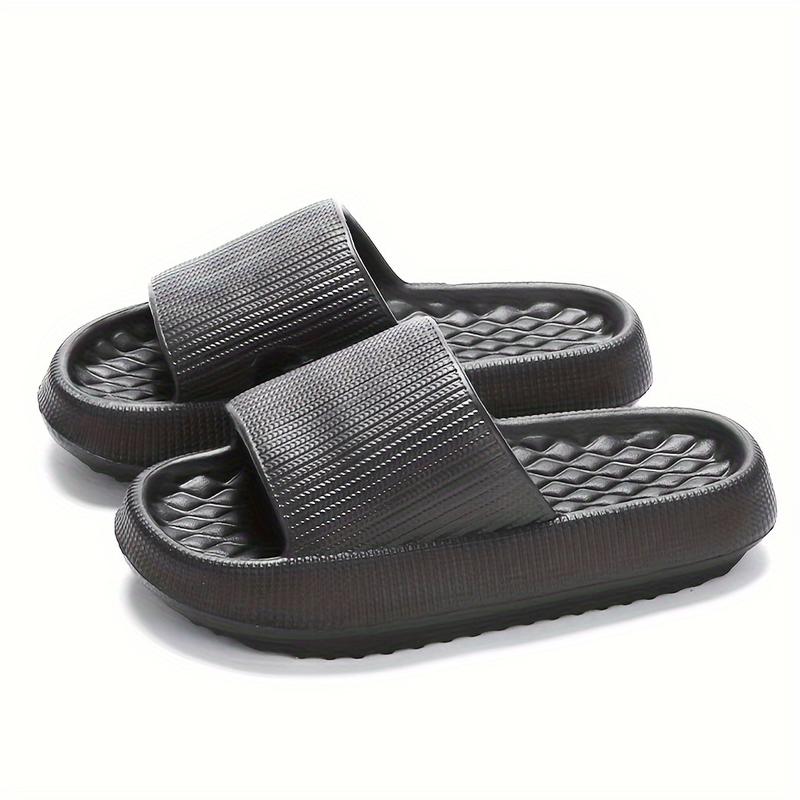Product Introduction of Simple Solid Color Slide, Casual Open Toe Soft Sole Shoes, Comfortable Indoor Home Slippers 10