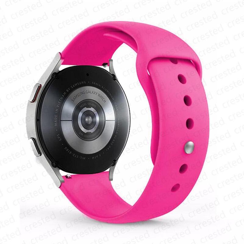 Dây đeo cho Samsung Galaxy Watch 4 44mm / 3 45mm, Dây đeo Gear S3, Vòng đeo tay silicon, Đồng Đồng Hồ Huawei GT 2 / 2e / pro Active 2 46mm / 42mm, Kích thước 20mm / 22mm 8