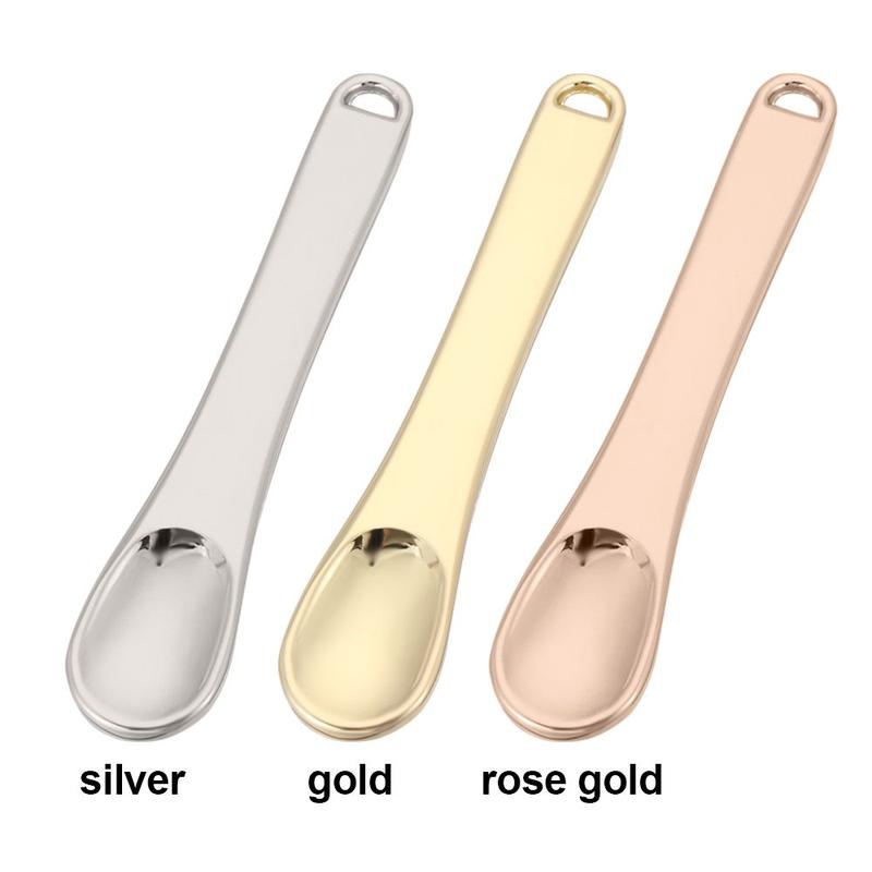 Product Introduction of Eye Cream Spoon Facial Cosmetic Skincare Beauty Scoop Metal Cosmetic Reusable Scoop Mini Spoon 7