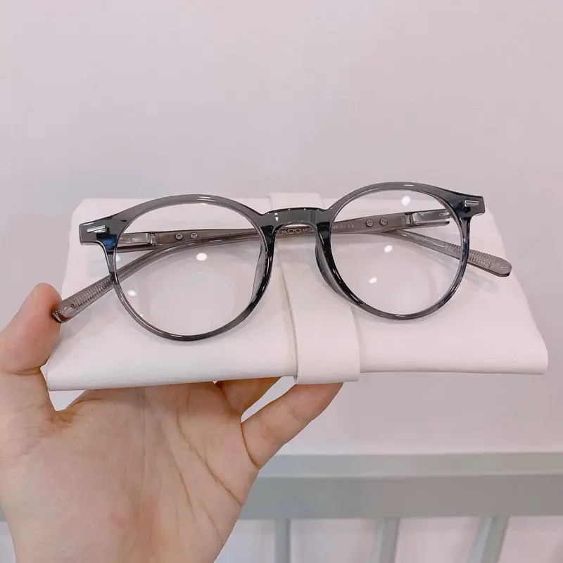 [ Mã Kính N013 ] TKN Eyewear Kính Tròn dáng kính Trung Bình phù hợp với nhiều dáng mặt  ( Kèm Hộp + Khăn lau )