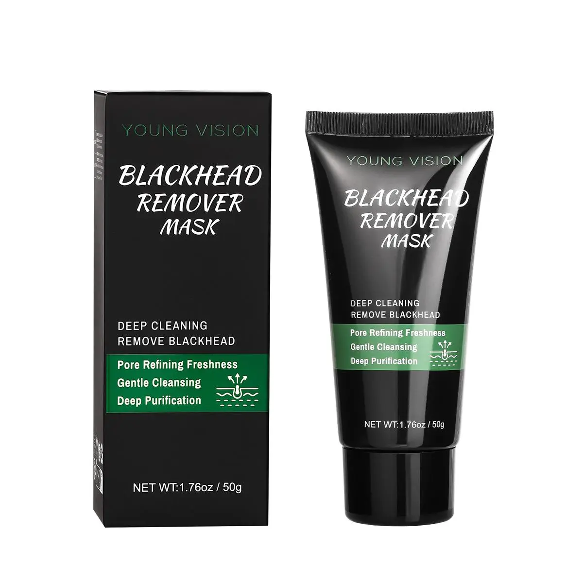 Blackhead Remover Mask, 1 Count Deep Cleansing Nose Pores Cleaning Mask, Nose Pores Purifying Peel Off Mask