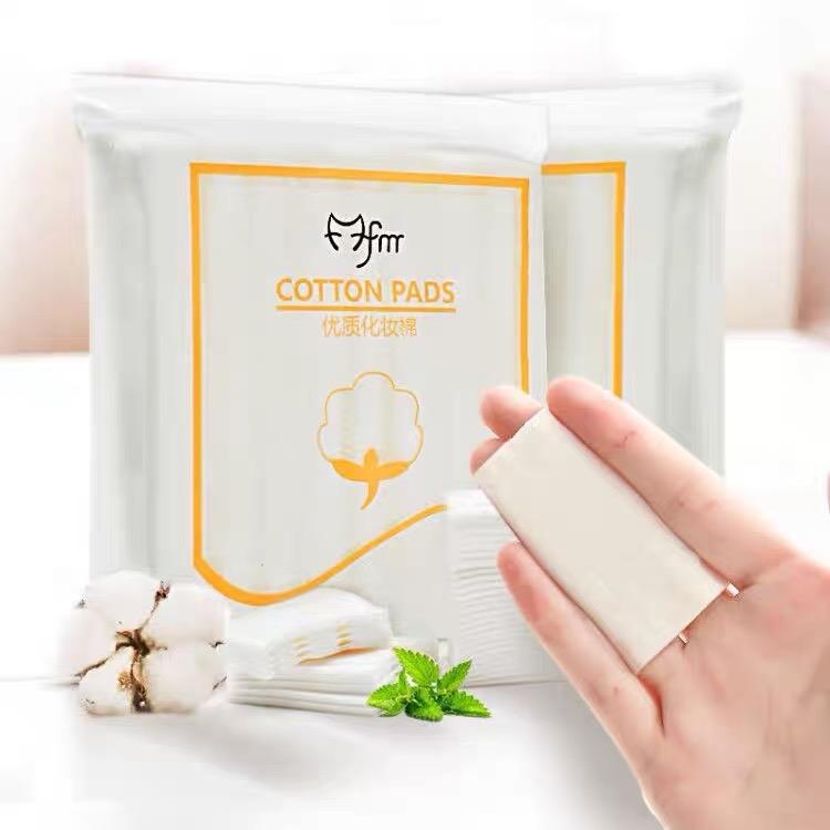 Combo 5 Gói Bông Tẩy Trang 3 Lớp 222 Miếng Cotton Pad Mèo - Siêu Dày, Siêu Mềm Mịn