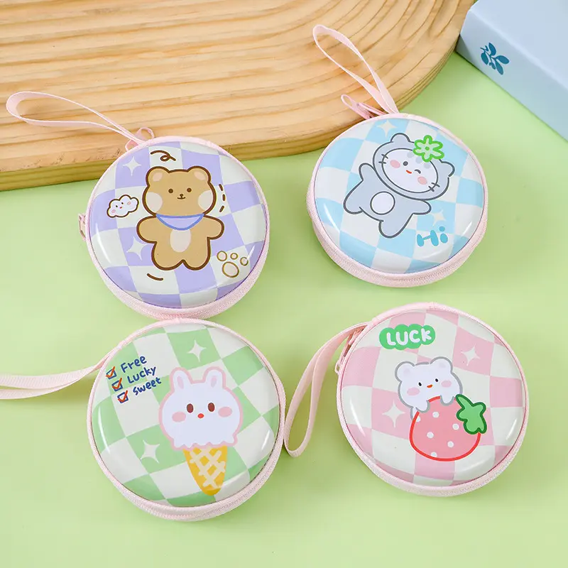 Ví Đựng Tiền Xu Bằng Thiếc, Thiết Kế Sáng Tạo Và Dễ Thương, Cho Trẻ Em, Hình Hoạt Hình, Thích Hợp Đựng Tiền Lẻ, Tai Nghe Và Cáp, Khóa Kéo Tròn, Túi Đựng Đồ, Nhỏ, Tuyệt Vời Làm Quà Tặng 8