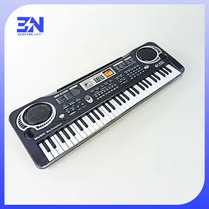 Toddi Organ Piano Digital Electronic Keyboard 61 Keys - MQ-6106 - Black [ELECTRA NEST]