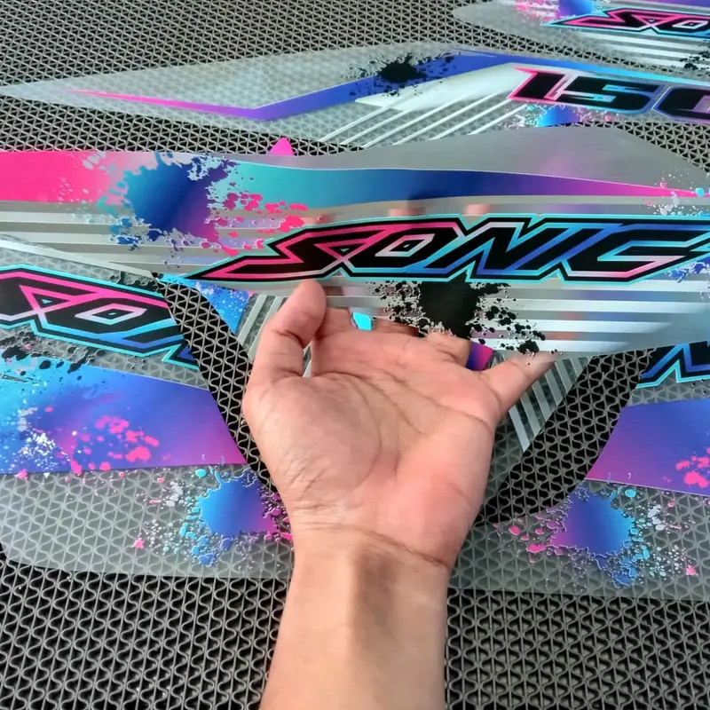 STRIPING TRANSPARAN HONDA SONIC 150 LEMBAYUNG 2