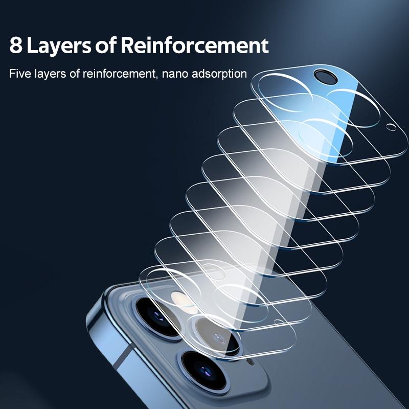 AntlersElectrics Pelindung Kamera Iphone Anti Lecet camera tempered glass protector suitable for iPhone 14 Plus 13 12 11 Pro Max Anti Gores Kamera Iphone 7