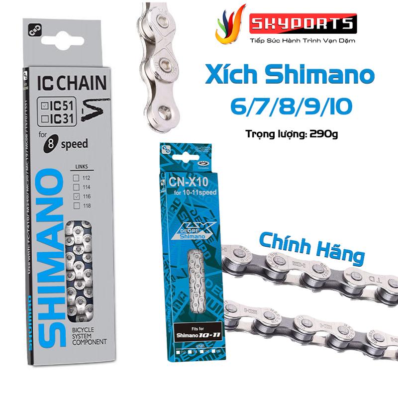  Xích xe đạp Shimano tốc độ 6 78 9 10 Sên xích xe đạp chất lượng thép chịu lực siêu bền 