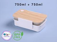 Gambar Kotak Makan 2 Layer Stackable Motif Printing Rh-888 - JAPANESE dari Ollahomeliving Kota Bogor 3 Tokopedia