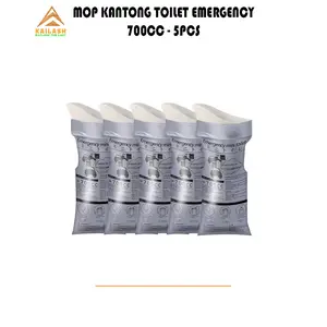 MOP Kantong Toilet Darurat Portable Outdoor Emergency Mini Toilet 700cc isi 5PCS