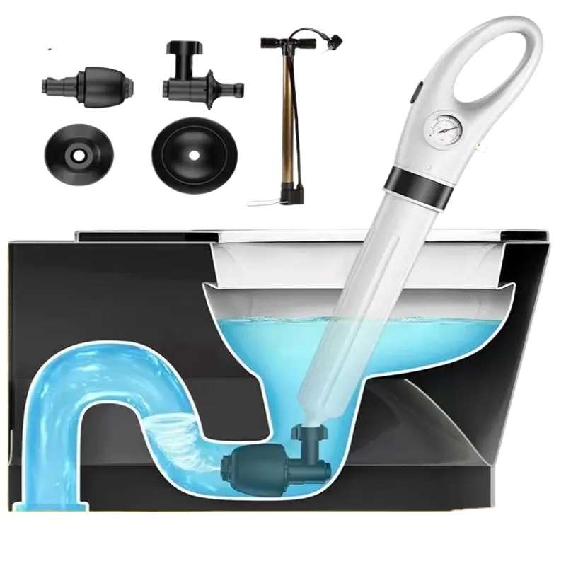 Scato Toilet Plunger, Drain Unblocker Powerful Manual Pneumatic Dredge ...