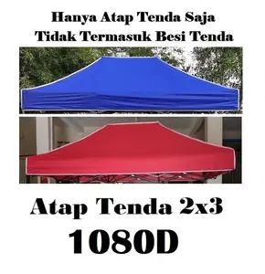 Terpal Atap Tenda Lipat 2x3 (Bahan Polyester 1080D)