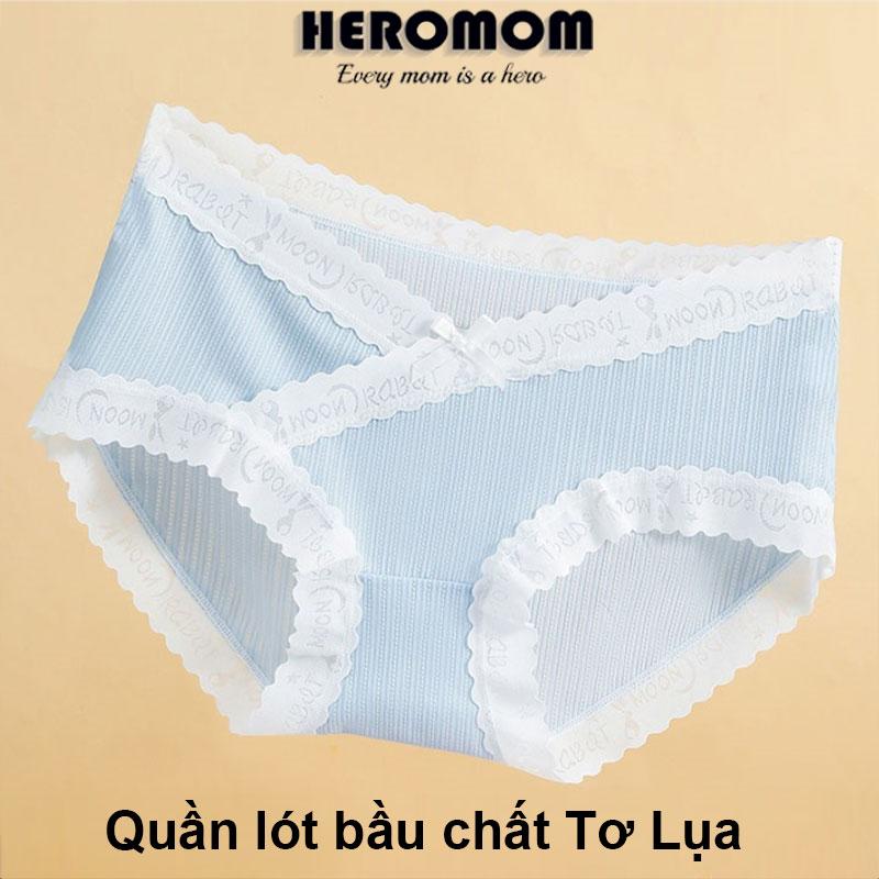 Product Introduction of Quần lót bầu chất Tơ Lụa thiết kế cạp chéo tránh chạm vết mổ co giãn đáy kháng khuẩn bigsize 3