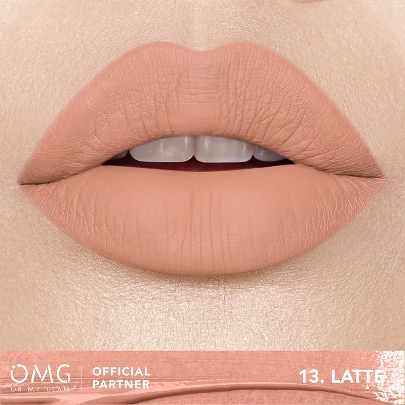 OMG OH MY GLAM Matte Kiss Lip Cream 13 Latte 3.5 g 3