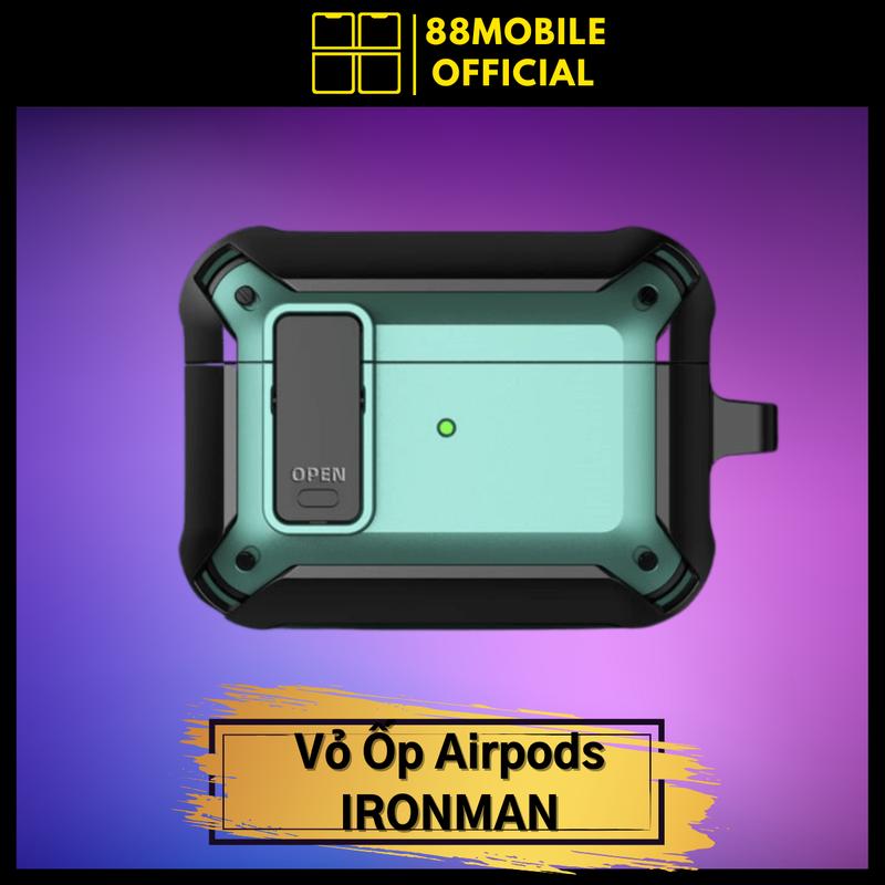 Ốp Case Tai Nghe Airpod 2/3/Pro iRonMan 88Mobile Chống Sốc TPU Cao Cấp Phụ Kiện