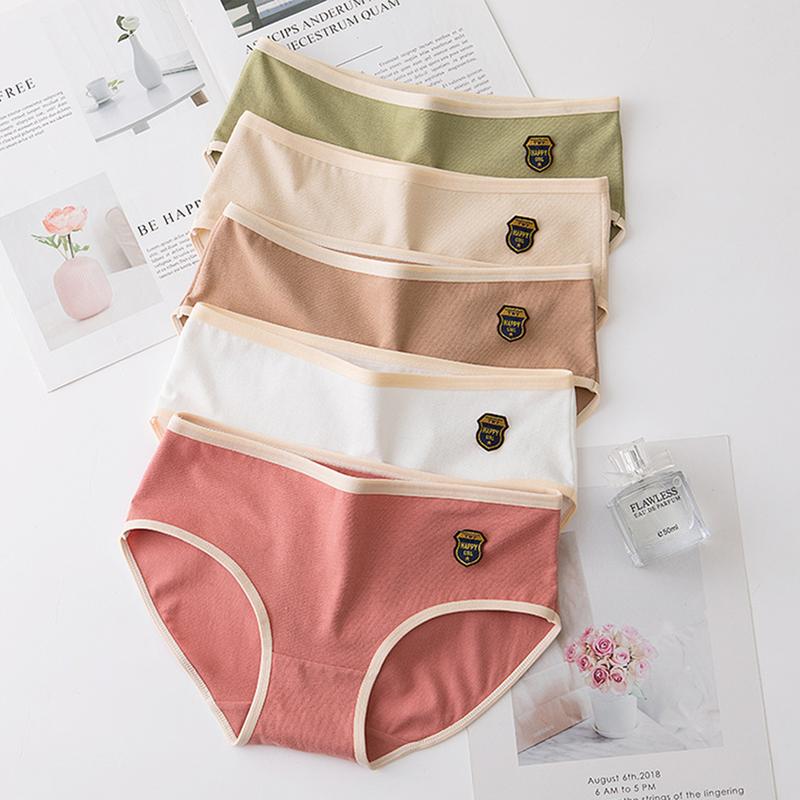 Set 5 quần lót cotton nữ cao cấp giá rẻ HAPPY GIRL, quần chip nữ mã 329