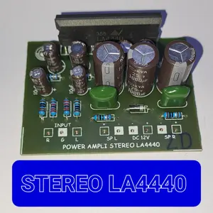 KIT POWER AMPLI MINI STEREO LA4440 DC12V
