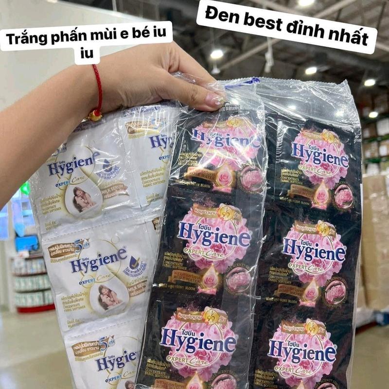 Dây 12 gói nước xả hygiene màu đen 1