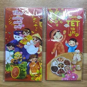 Tập bao lì xì Hottrend 2025 - tập lì xì gia đình - 1 tập 6 chiếc 3