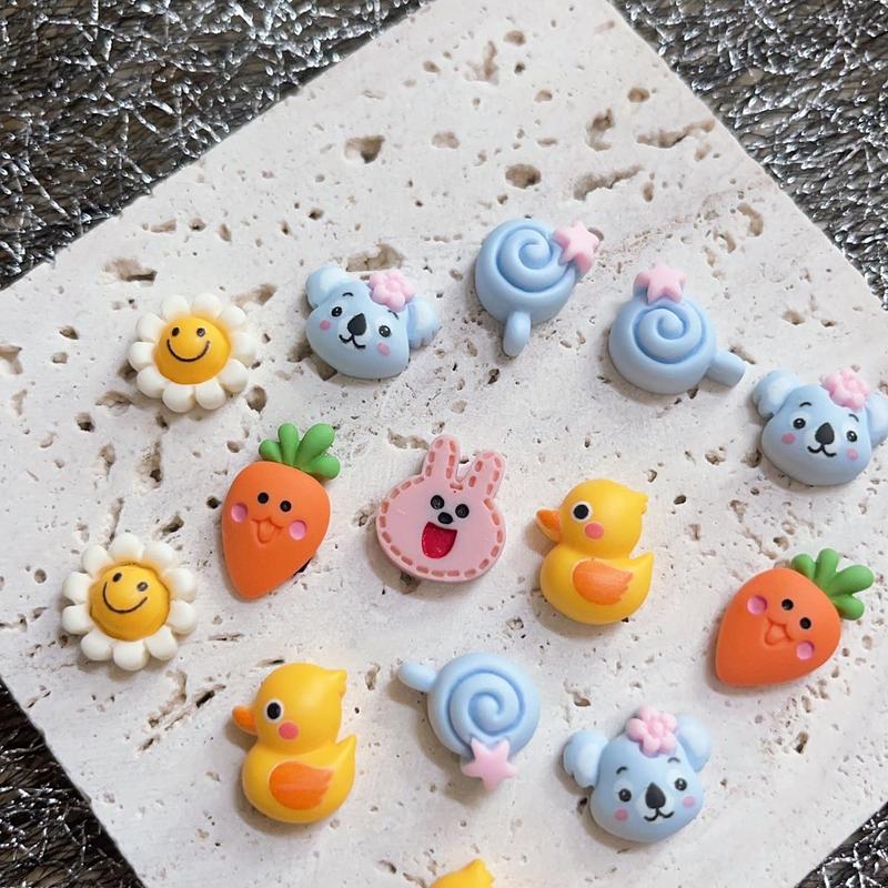 Charm gấu, thỏ, nơ, kẹo đính móng- phụ kiện nail