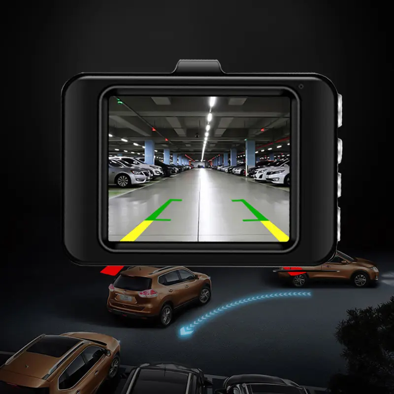 Camera hành trình, Camera ô tô FHD 1080P, Camera hành trình trên ô tô với màn hình 2.0 inch, Camera bảng điều khiển, Tầm nhìn ban đêm, Hỗ trợ tối đa thẻ 32GB 2