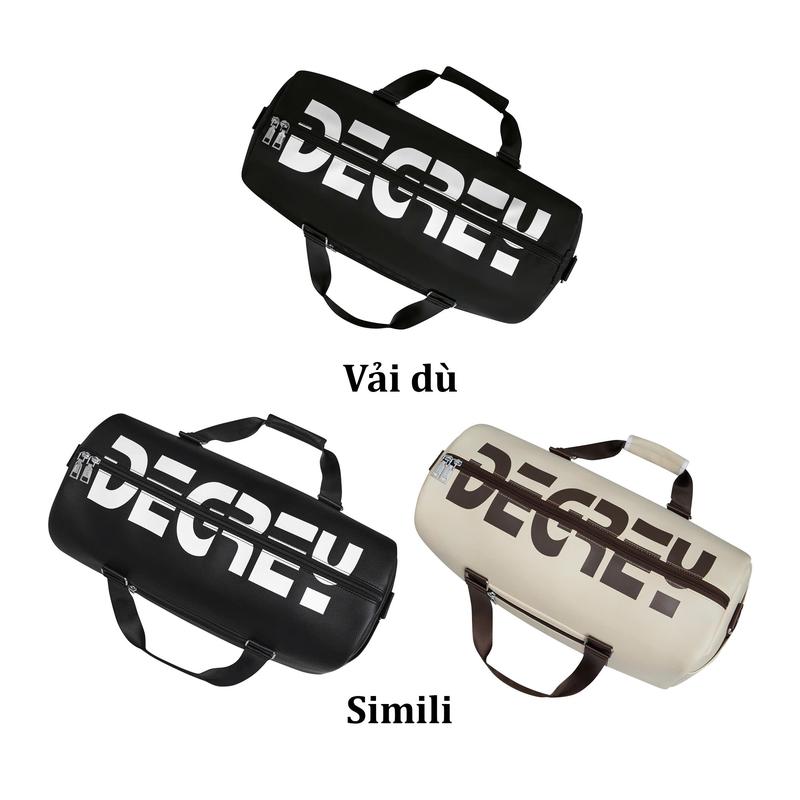 Túi Xách thể thao Du Lịch Simili Túi Tập Gym Degrey Cực Ngầu màu đen Nam Nữ Bag