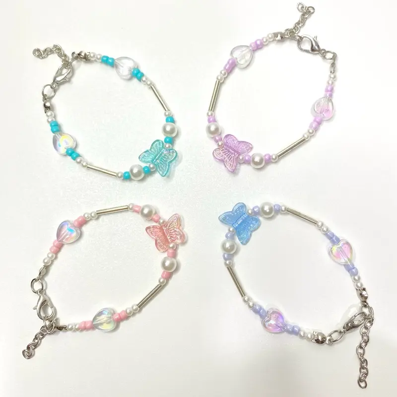 GELANG MANIK KUPU-KUPU LOVE BEADS BRACELET 1
