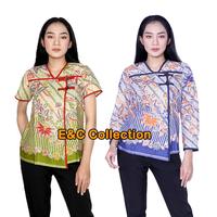 Gambar Blouse Batik Monami - Atasan Batik Wanita – Blouse Modern – Batik Kancing Depan - Baju Kerja - Baju Kantor - S-M-L-XL-XXL-3L-4L-5L Baju Biru Hijau Panjang Katun Cewek dari EnC Collection Kota Administrasi Jakarta Timur 1 Tokopedia