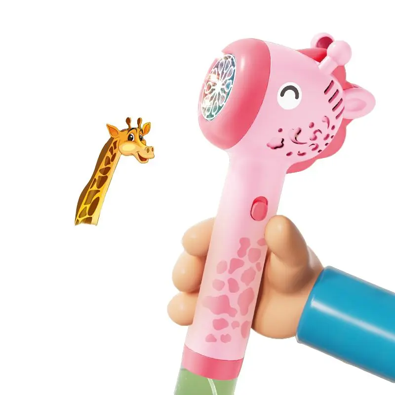 Cute Deer Design Bubble Machine Toy with Bubble Water, Portable Animal Bubble Maker Toys, Outdoor Play Toy for Gifts without Batteries