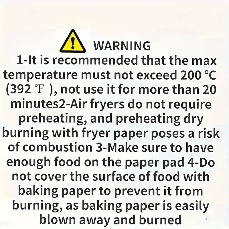 Disposable Air Fryer Liner, 100pcs Square Baking Paper Liner, Non-stick Baking Tray, Kitchen Baking Tool for Home Use 7
