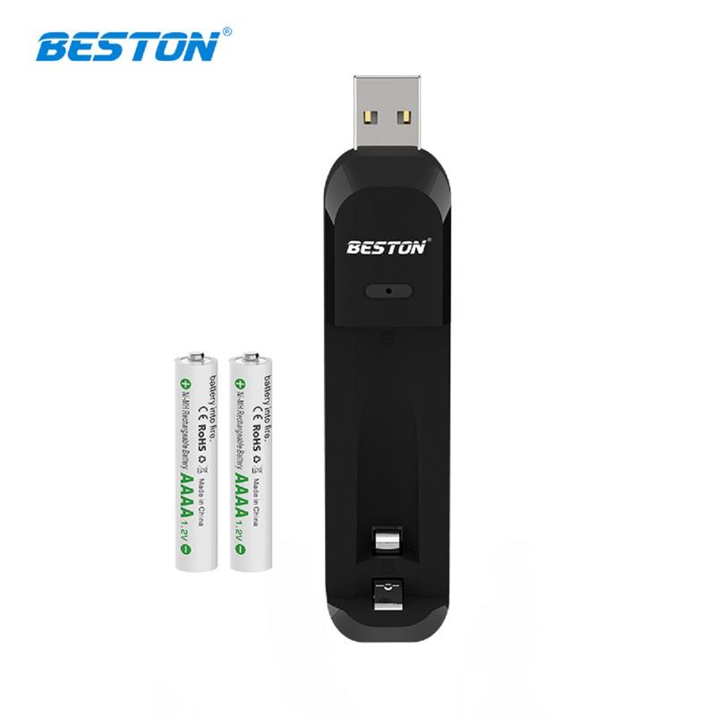 Combo 2 pin AAAA (4A) kèm sạc BESTON C8018B đầu USB dùng cho bút cảm ứng