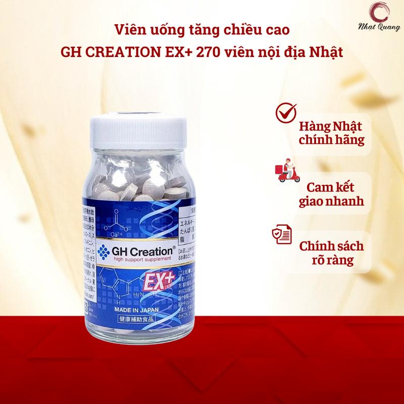 Viên uống GH Creation EX Nhật Bản 270 viên (mẫu mới)