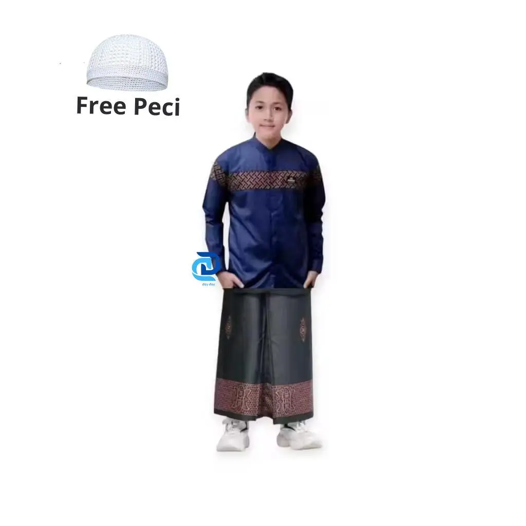 Koko Navy Sarung Hitam