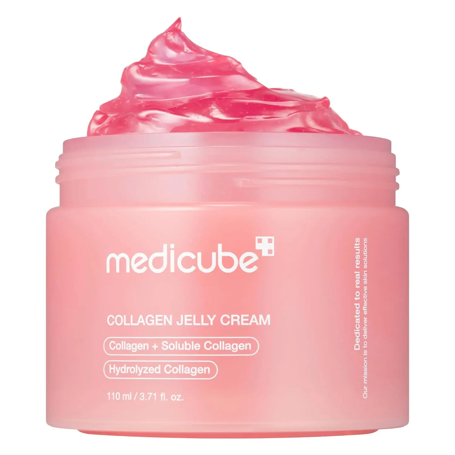 Medicube Collagen Jelly Cream- Niacinamide & Freeze-Dried Hydrolyzed Collagen - Boosts skin's barrier hydration and gives 24h Glow & Lifted Look - No artificial color, Korean skincare (3.71 fl.oz.) Moisturizers Skin Repair