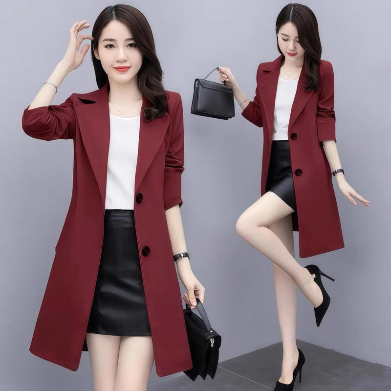  áo khoác burgundy lửng gió nữ girl phố mùa hè ngoài bigsize hàn douyin áo khoác ôm xịn dù 