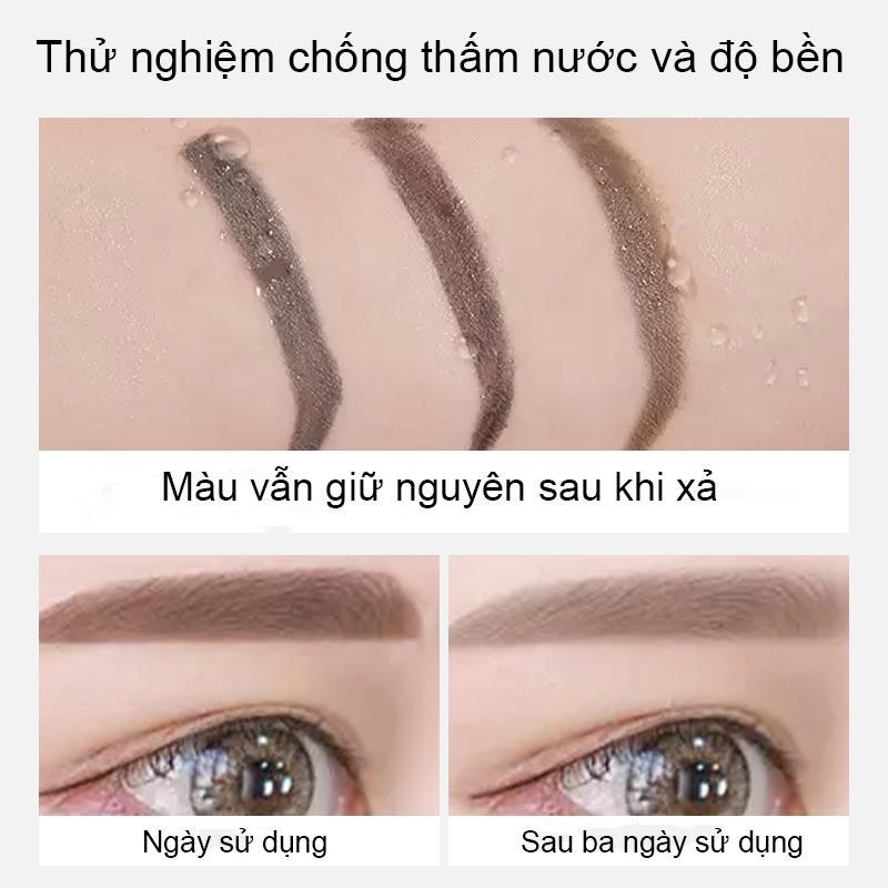 YOUBUY Chì kẻ mày bốn màu bền màu không phai chống nước và mồ hôi chì kẻ mày tự nhiên hoang dã 6