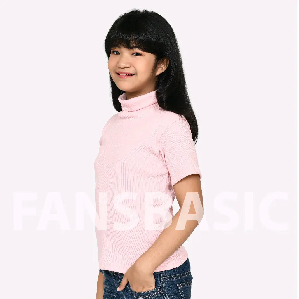 Turtleneck Anak Lengan Pendek 4-12 tahun