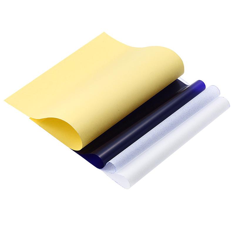LESHE 100 Sheets Tattoo Transfer Paper A4-Size 4 Layers Spirit-Stencil Carbon 4