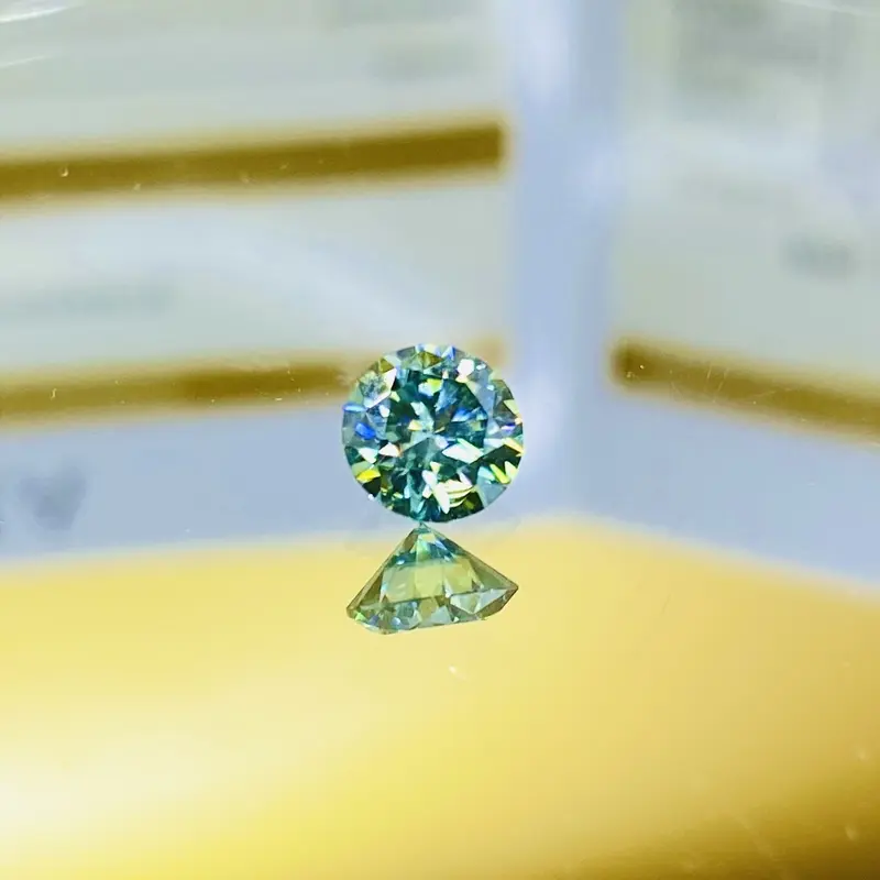Bông tai moiss anite bạc Xi Bạch kim, Xi Zàng Trắng Nụ Mo.iss,anite 6li đến 8li1 Màu xanh 58 Giác Có Giấy Kiểm Định GRA, Chuôi Vặn, Dành Cho Cả Nam và Nữ, rất Thanh Lịch và Đeo Hàng Ngày Luôn Sáng Đẹp 6