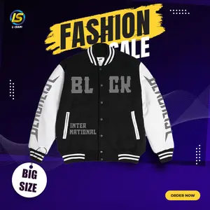 Jaket Varsity Blacklist Internatioal Pria Wanita Dewasa Jumbo Size XL XXL XXXL XXXXL XXXXXL Onic Alterego Echo Homebois Evos Rrq