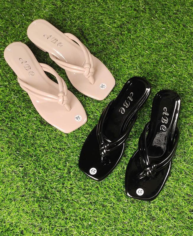 Depnuhottrend Combo 2 đôi Dép Gót Nữ 3 Phân Xỏ Ngón Đan Chéo Mũi Vuông đế cao su chống trơn trượt DéP GiÀY Shoes kẹp chữ gót depnuhottrend 2023 guốc 2 dep kiểu gót đi biển nữ bit giay sandal nữ quai giày dep mong cam dép debang Jean