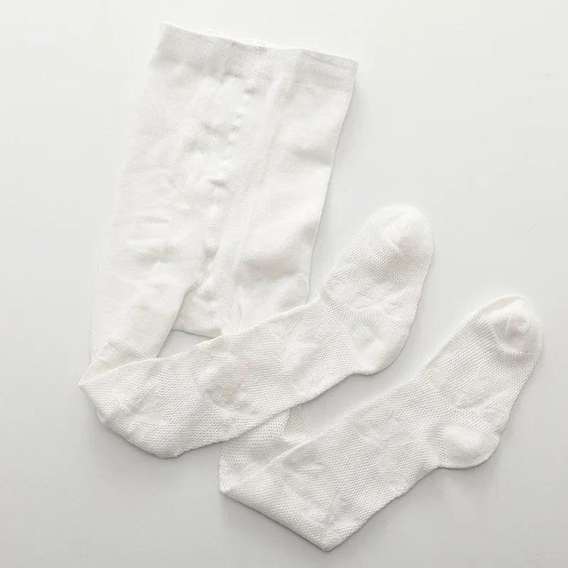 Product Introduction of New Baby Girl Spring Summer Pantyhose Knitted Cotton Children Tights Thin Breathable Infant Toddler Stockings Kids Accessories 24