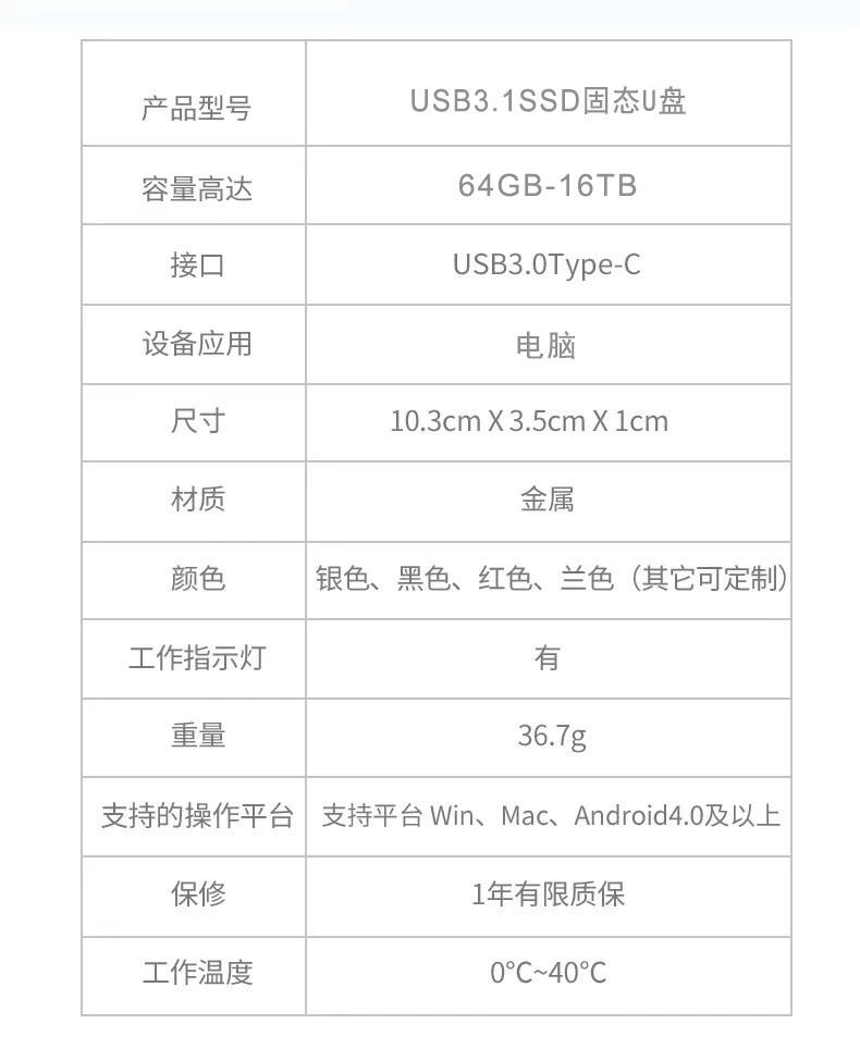Product Introduction of SSD Mobile Solid State Disk 1tb Upgrade 4tb2tb Portable Mobile Solid State Disk 20