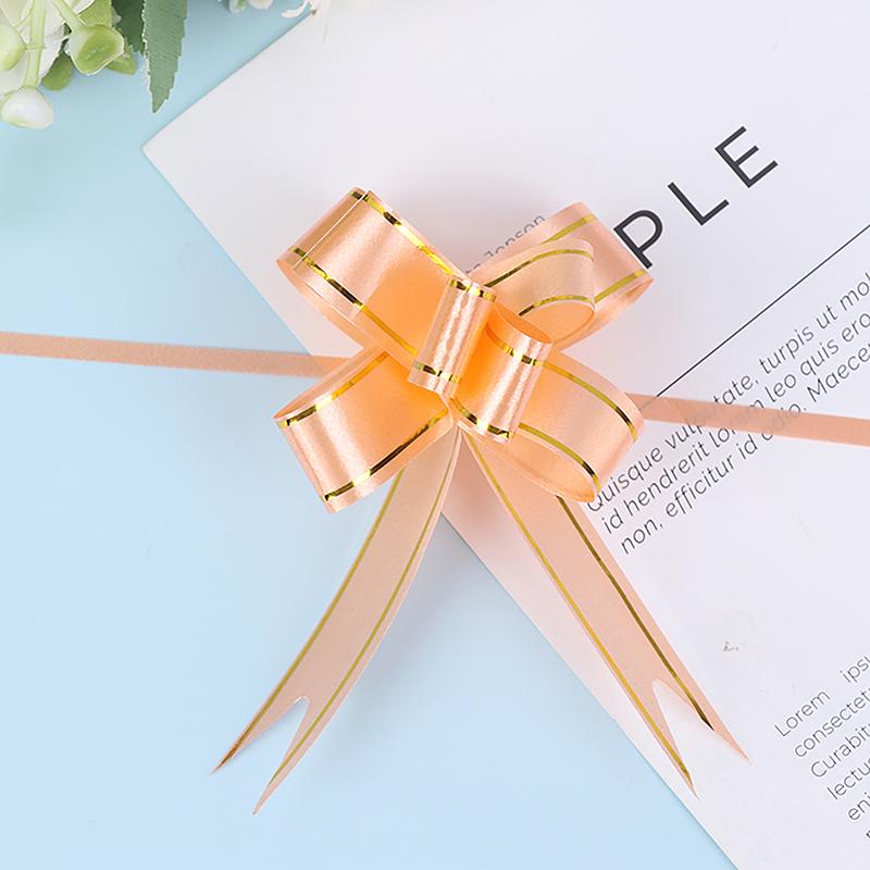 Product Introduction of 20 Pcs Ribbon Pull Bows Gift Knot Ribbon Wedding Gift Decoration Gift Wrapping Bows Packing Car Decor 31