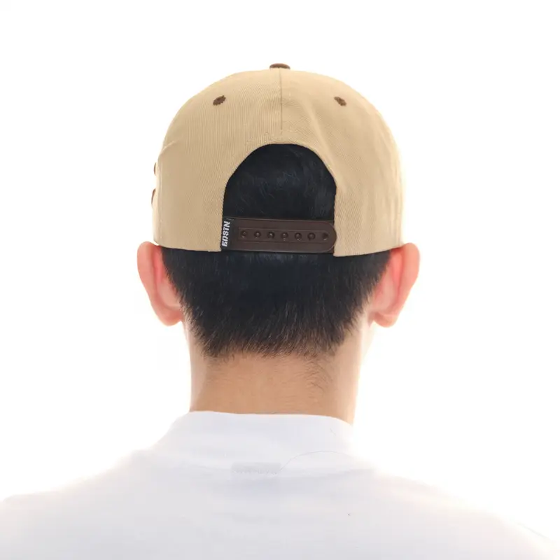 Eddostyn Topi Snapback Original Krem Coklat 2
