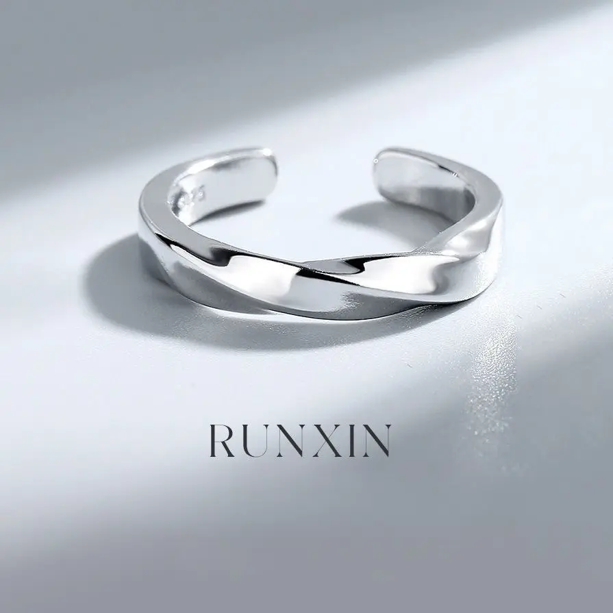 Nhẫn Dải Mobius, Dành Cho Nam Và Nữ, Thiết Kế Độc Đáo Hợp Xu hướng Nhẫn Cặp Đôi Hở, Phong Cách Cổ Điển Ngón Trỏ Giá Cả Phải Chăng, Cảm Giác Cao Cấp Sang Trọng