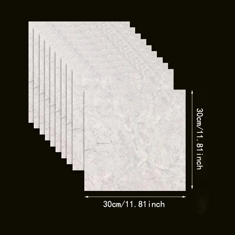 Self-adhesive Design Wall Sticker, 10pcs/set Waterproof & Moisture-proof Decorative Wall Panel, Modern 3D Wall Sticker for Kitchen & Bathroom, Home 6
