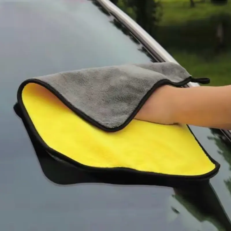 Khăn Lau Sợi Microfiber Siêu Thấm Hút - Hàng Nhập Khẩu Cao Cấp - Phụ Kiện Lau Xe 4